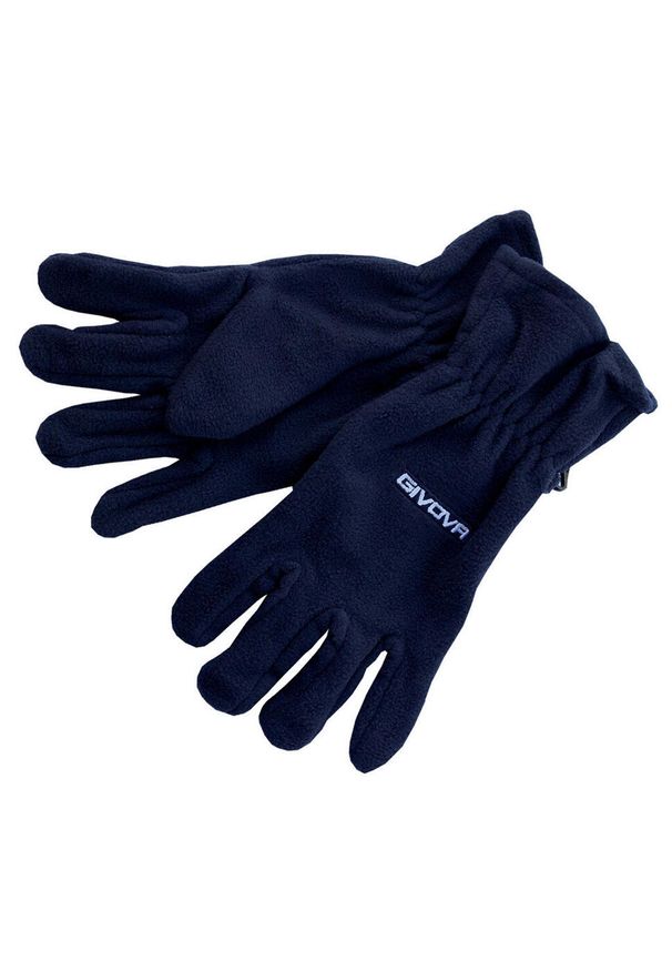 Givova Guanto Pile rękawiczki dla chłopca (BOY). Kolor: niebieski. Materiał: polar. Sezon: zima. Styl: wakacyjny