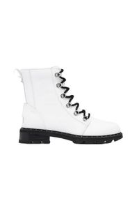 sorel - Buty do chodzenia damskie Sorel Lennox. Kolor: biały. Materiał: skóra. Sport: turystyka piesza