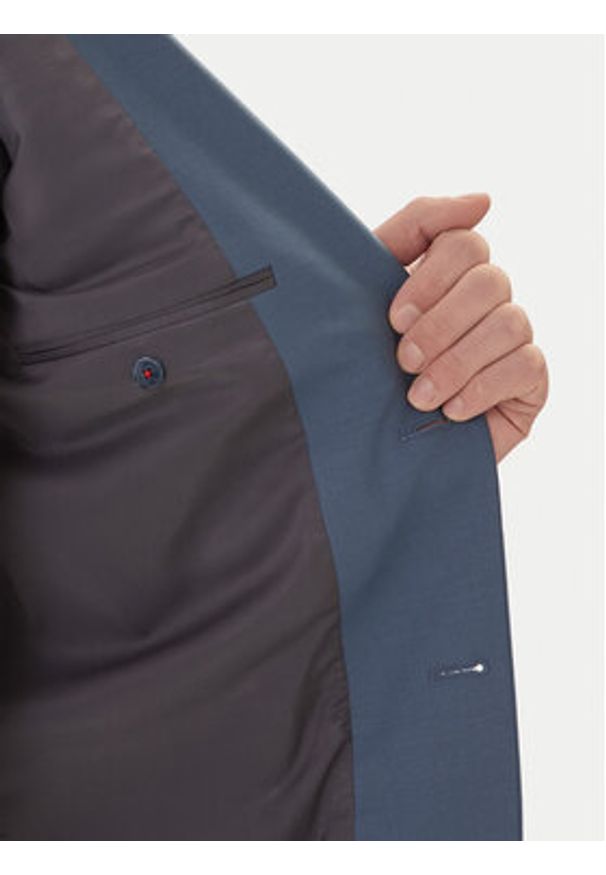 Hugo - HUGO Garnitur Arti-Hesten253X 50544524 Niebieski Extra Slim Fit. Kolor: niebieski. Materiał: syntetyk