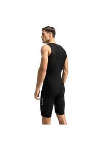 SIROKO - Spodenki rowerowe z szelkami męskie Flandrien. Kolor: czarny. Materiał: nylon