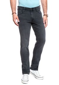 Mustang - SPODNIE MĘSKIE MUSTANG Washington DENIM BLACK 1007655 4000 780. Długość: długie. Wzór: jednolity, paski, aplikacja, nadruk. Styl: klasyczny, retro