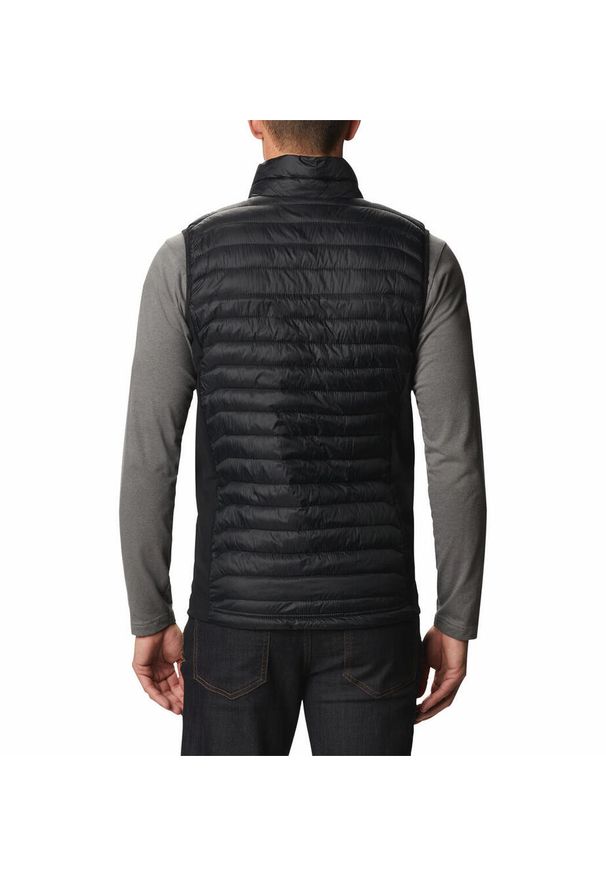 columbia - Columbia Bezrękawnik Powder Pass 2126111010. Kolor: czarny. Długość rękawa: bez rękawów. Sport: turystyka piesza