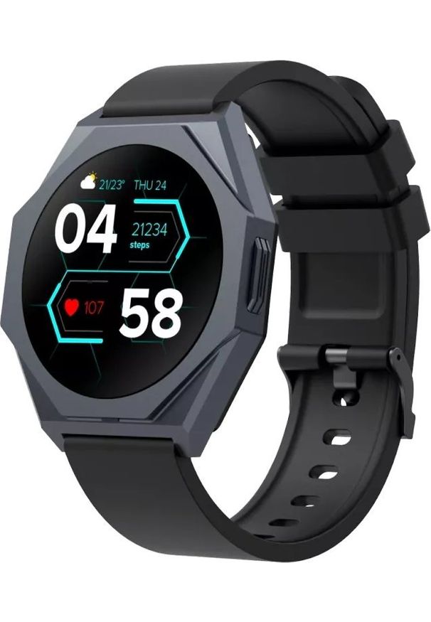 CANYON - Smartwatch Canyon Canyon smartwatch Otto SW-86, black. Rodzaj zegarka: smartwatch