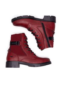Mustang Trzewiki 1443-502 Czerwony. Kolor: czerwony. Materiał: materiał #3