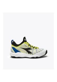 Buty tenisowe męskie Diadora Speed Blueshield Fly 4 + Clay. Kolor: biały, czarny, żółty, wielokolorowy. Sport: tenis