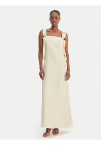 Vero Moda Sukienka koktajlowa Eloisa 10340914 Żółty Slim Fit. Kolor: żółty. Materiał: syntetyk. Styl: wizytowy #1