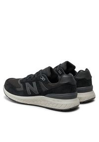 New Balance Sneakersy Walking 880 MW880BK6 Czarny. Kolor: czarny. Materiał: skóra, zamsz #6