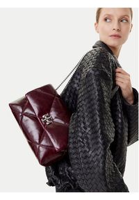 Tory Burch Torebka 169325 Bordowy. Kolor: czerwony. Materiał: skórzane #7