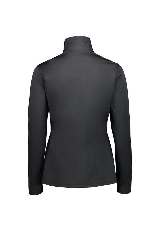 Bluza treningowa damska CMP 30L1086U901. Typ kołnierza: golf. Kolor: czarny, niebieski, wielokolorowy. Sport: turystyka piesza, narciarstwo, golf