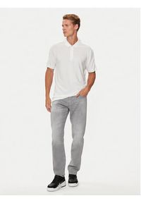 Armani Exchange Polo 6DZFLC ZJM5Z 1116 Biały Regular Fit. Typ kołnierza: polo. Kolor: biały. Materiał: bawełna #5