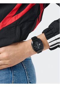 Adidas - adidas Zegarek Retro Wave Two Chrono AOSY24533 Czarny. Kolor: czarny. Materiał: syntetyk. Styl: retro #4