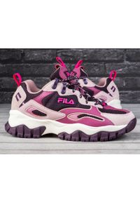 Buty damskie sportowe trekingowe Fila RAY TRACER TR2. Kolor: różowy, biały, wielokolorowy. Sport: turystyka piesza