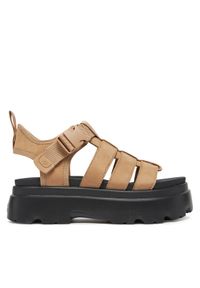 Ugg Sandały W Cora 1152698 Beżowy. Kolor: beżowy. Materiał: skóra, nubuk