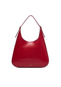 Calvin Klein Torebka Ck Medium Shoulder Bag LV04F3522G Czerwony. Kolor: czerwony. Materiał: skórzane #5