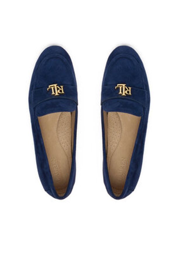 Lauren Ralph Lauren - LAUREN RALPH LAUREN Loafersy Averi III 802959266001 Granatowy. Kolor: niebieski. Materiał: zamsz, skóra