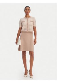 Morgan Sukienka dzianinowa 261-RMORESA Beżowy Slim Fit. Kolor: beżowy. Materiał: syntetyk #4
