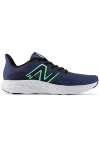 Buty męskie New Balance M411RL3 – granatowe. Kolor: niebieski. Szerokość cholewki: normalna. Sport: fitness