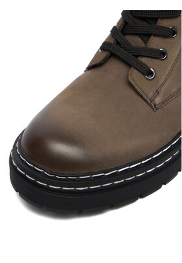 Lasocki Trzewiki CEO-WI23-MICHAELA-02 Szary. Kolor: szary. Materiał: skóra, nubuk