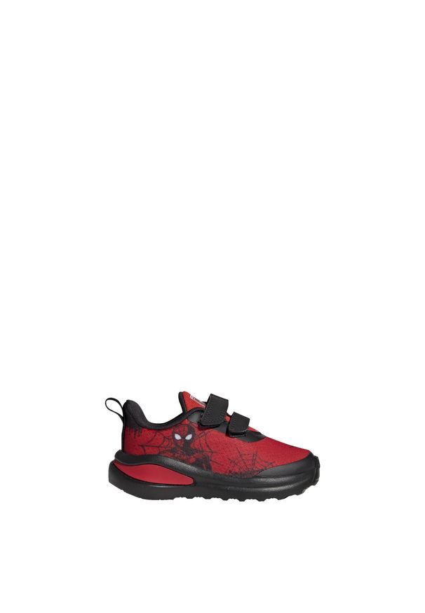 Buty Dziecko Adidas Fortarun Spider-Man Red S czerwony. Okazja: na co dzień. Kolor: czerwony, biały, wielokolorowy, czarny. Sport: turystyka piesza