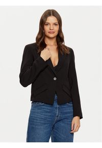 Vero Moda Marynarka Babette 10320593 Czarny Slim Fit. Kolor: czarny. Materiał: syntetyk