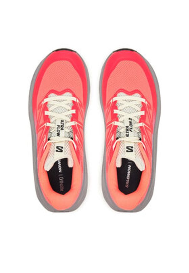 salomon - Salomon Buty do biegania Ultra Flow 2 L47883900 Czerwony. Kolor: czerwony. Materiał: materiał