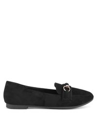 DeeZee Mokasyny QHS-3 Czarny. Kolor: czarny. Materiał: materiał