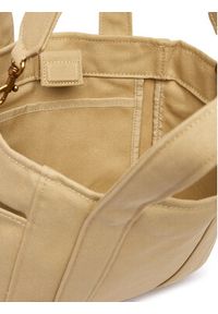Calvin Klein Torebka Webbing Strap Canvas Small Tote LV04F3384G Beżowy. Kolor: beżowy #5