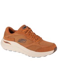 skechers - Buty sportowe Sneakersy męskie Skechers Arch Fit 2.0 - The Keep. Kolor: pomarańczowy. Sport: turystyka piesza #1