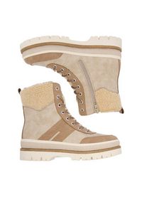 Rieker Trzewiki CEO-Y6230-62 Beżowy. Kolor: beżowy. Materiał: materiał #2