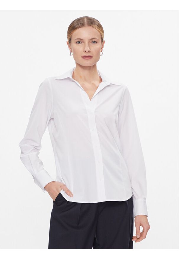 DKNY Koszula UK3T0207 Biały Regular Fit. Kolor: biały. Materiał: syntetyk