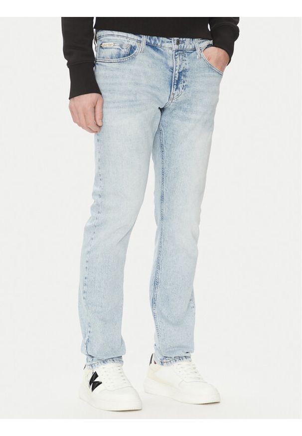 Calvin Klein Jeans Jeansy J30J327155 Niebieski Slim Fit. Kolor: niebieski