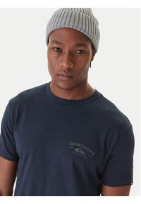 Quiksilver T-Shirt Anchor EQYZT08178 Granatowy Regular Fit. Kolor: niebieski. Materiał: bawełna #3