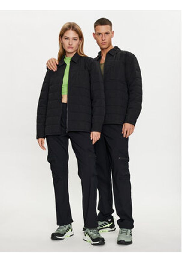 Rains Koszula Giron Liner Overshirt T1 19420 Czarny Regular Fit. Kolor: czarny. Materiał: syntetyk