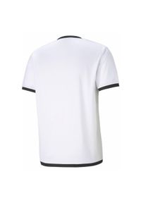 Koszulka męska Puma teamLIGA Jersey. Kolor: biały, wielokolorowy, czarny. Materiał: jersey. Sport: piłka nożna