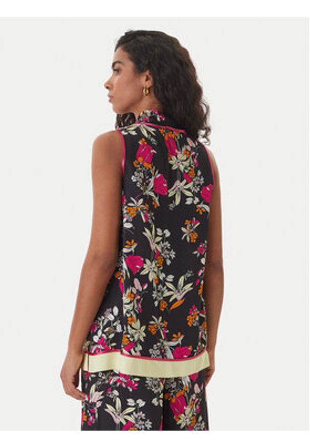 SIMONA CORSELLINI - Simona Corsellini Bluzka P26CPTO01801 Czarny. Kolor: czarny. Materiał: wiskoza