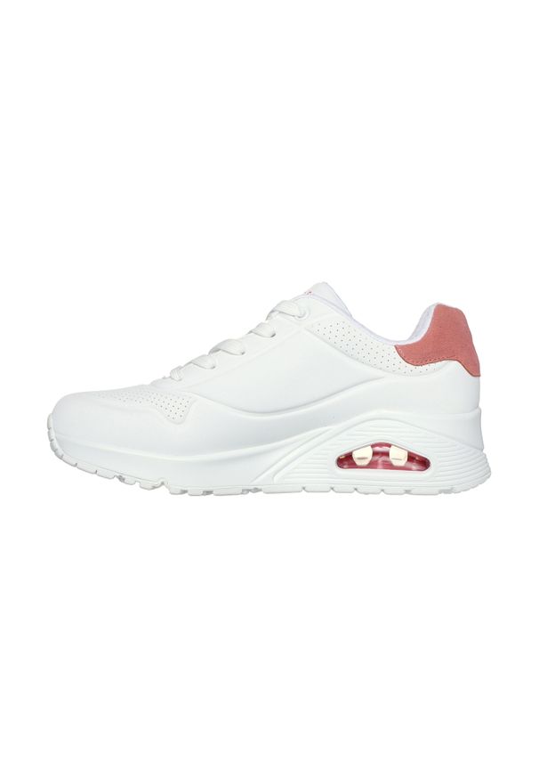 skechers - Buty na co dzień damskie SKECHERS UNO - POP BACK skech-air. Okazja: na co dzień. Kolor: biały
