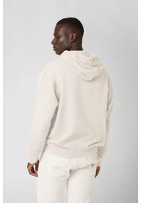 Guess - GUESS Beżowa bluza męska Finch Terry, Rozmiar L. Kolor: biały. Materiał: bawełna. Styl: klasyczny #2