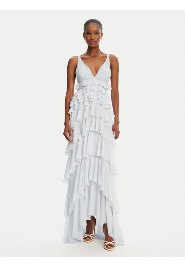 Elisabetta Franchi Sukienka koktajlowa AB-R42-52E2-V680 Różowy Regular Fit. Kolor: różowy. Materiał: syntetyk. Styl: wizytowy