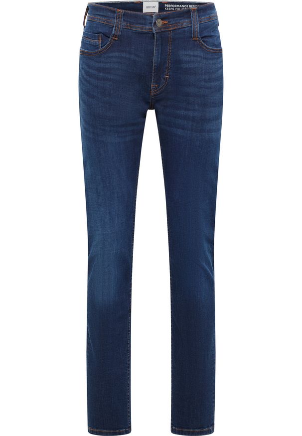 Męskie Spodnie Jeansowe Mustang Style Oregon Slim Denim Blue 1016318 5000 902