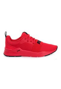 Buty do chodzenia dla dzieci Puma Wired Run JR. Zapięcie: sznurówki. Kolor: czerwony, czarny, wielokolorowy. Materiał: guma, syntetyk, tkanina, materiał. Szerokość cholewki: normalna. Sport: turystyka piesza, bieganie