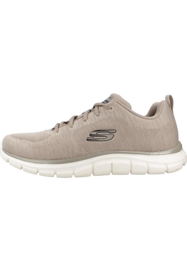 skechers - Buty do biegania Mężczyzna Skechers Track Front Runner beżowy. Kolor: beżowy. Model: Skechers Sport. Sport: bieganie