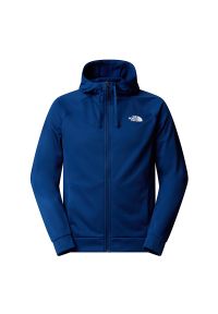 Bluza męska The North Face Reaxion 2.0 0A8DVYYKY1 - granatowa. Okazja: na co dzień. Kolor: niebieski. Materiał: poliester, skóra, polar, tkanina. Wzór: aplikacja. Styl: klasyczny, casual #1