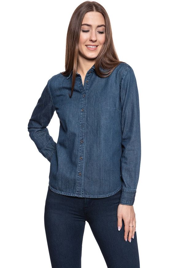 Mustang - KOSZULA JEANSOWA DAMSKA MUSTANG Erin 1010017 5000 881. Materiał: jeans