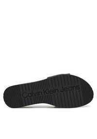 Calvin Klein Jeans Klapki Flatform Sandal Slide In Nylon YW0YW01791 Czarny. Kolor: czarny. Materiał: materiał #3