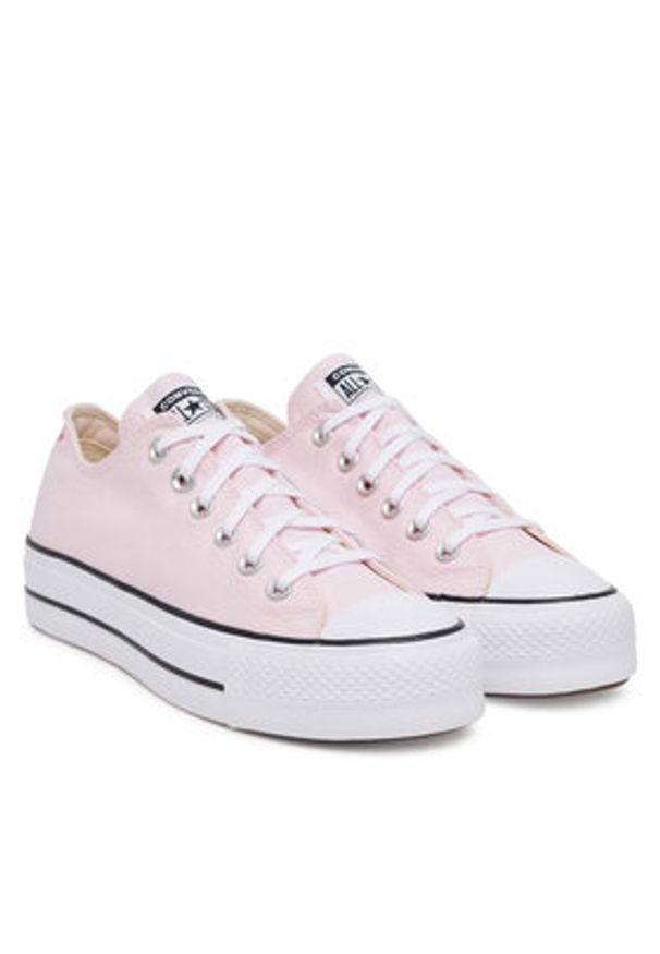 Converse Trampki Chuck Taylor All Star Lift Platform A11875C Różowy. Kolor: różowy. Materiał: materiał. Obcas: na platformie