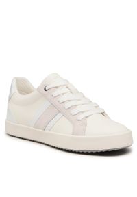 Sneakersy Geox D Blomiee G D356HG 05402 C1R1Z Optic White/White. Kolor: biały. Materiał: skóra