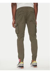 Alpha Industries Joggery Twill 116202 Zielony Regular Fit. Kolor: zielony. Materiał: bawełna #4