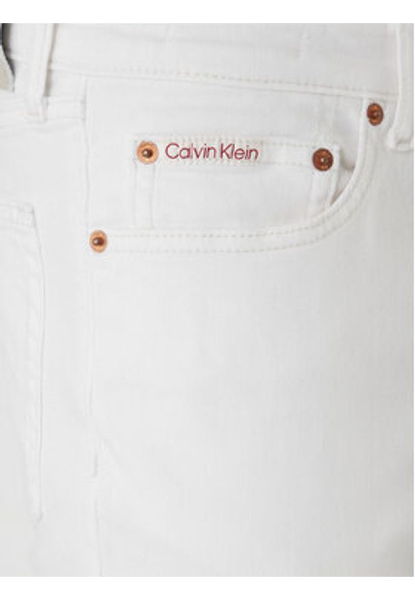 Calvin Klein Jeans Jeansy LV04RF751G Écru Slim Fit