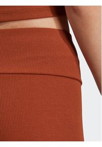 Adidas - adidas Szorty sportowe Rib Shorts IL9621 Brązowy. Kolor: brązowy. Materiał: wiskoza #4