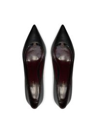 Tory Burch Szpilki Double T Buckle 160134 Czarny. Kolor: czarny. Materiał: skóra. Obcas: na szpilce #3